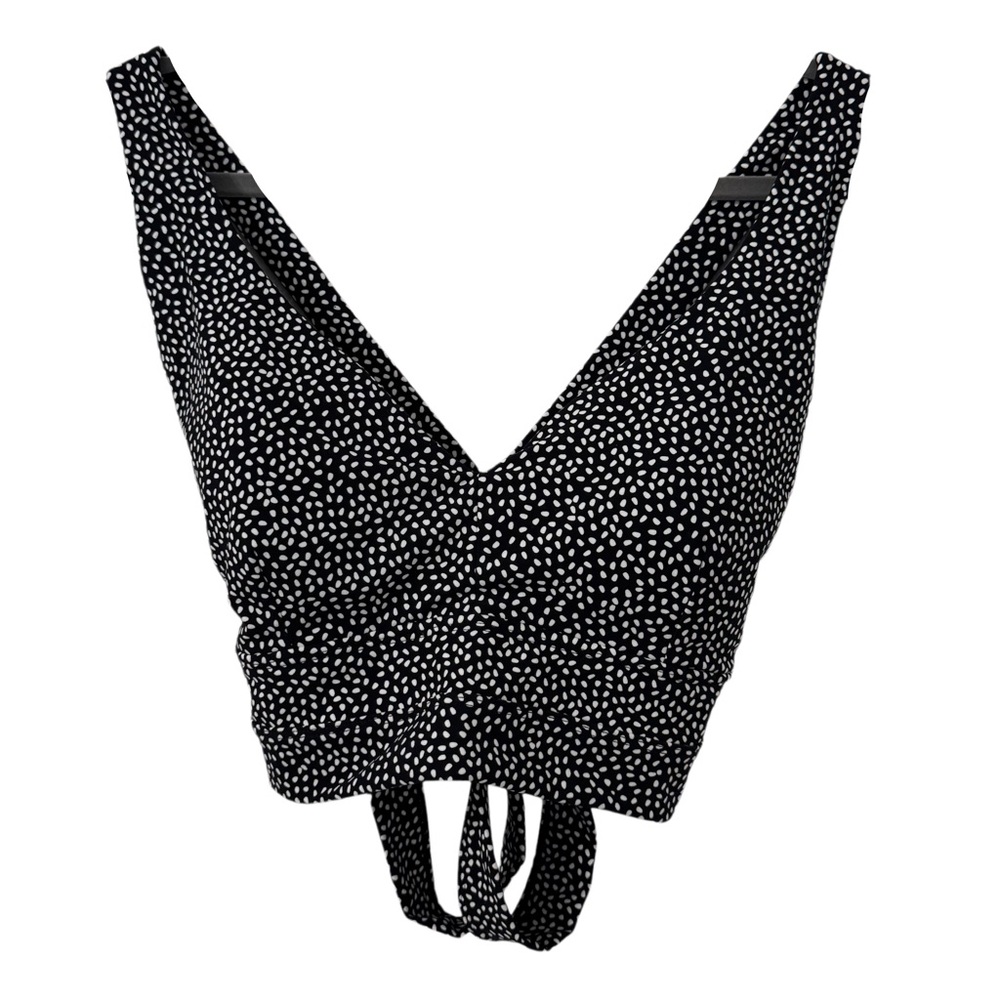 BuffBunny Alpha Sports Bra XXXL Black Bossy Print Crisscross‎ Back 3XL Athletic